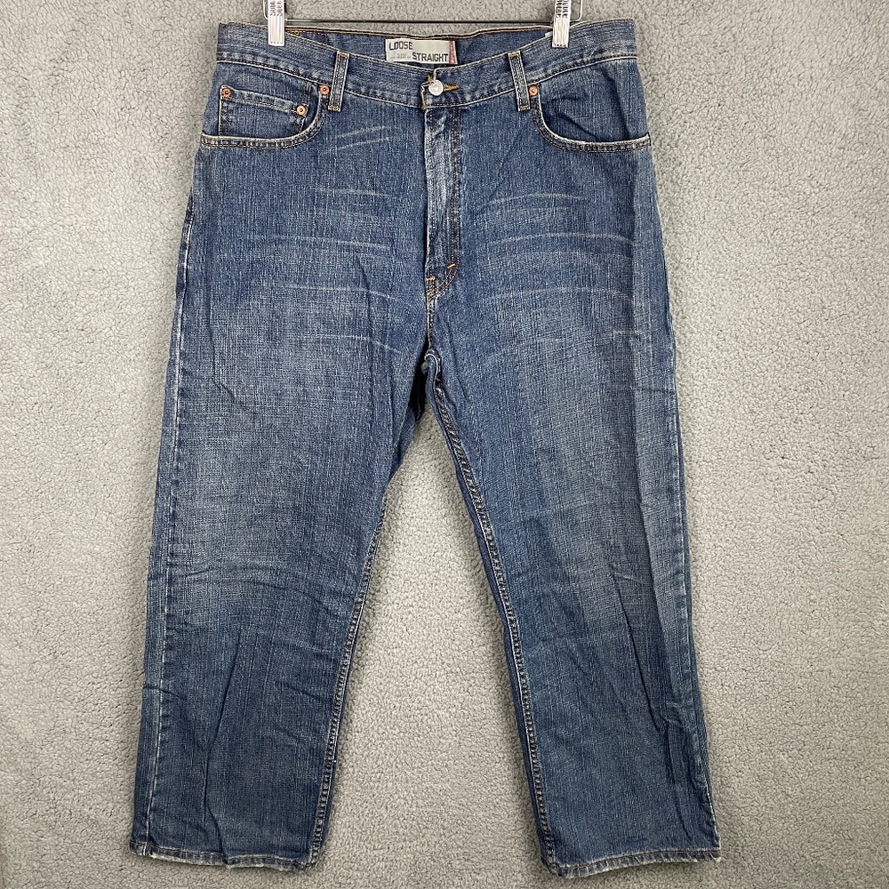 LEVIS Jeans Mens 36x30 (35x29) 569 Loose Straight Leg Pockets 100% Cotton